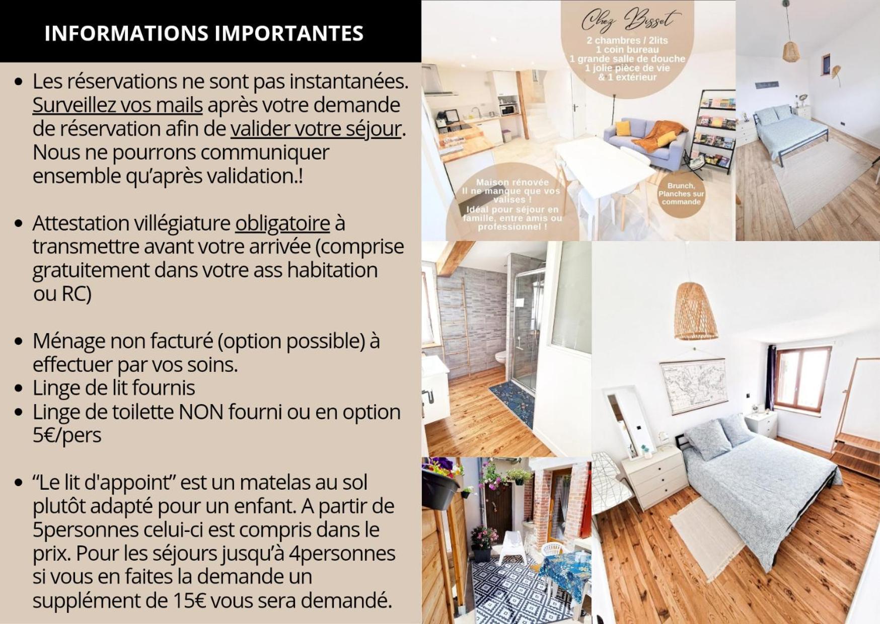 Gite Chez Bisset_2Chambres 4Personnes Lezoux Exterior foto